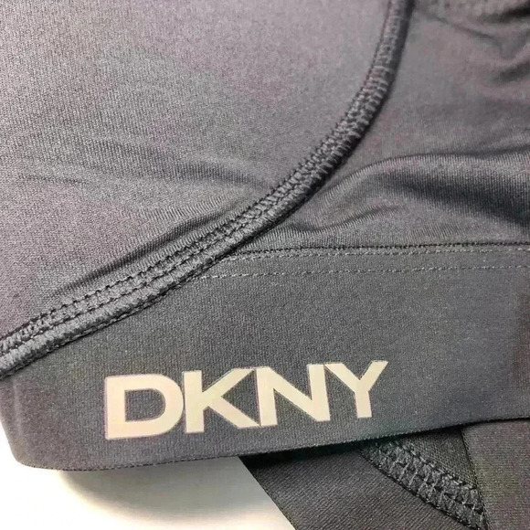 DKNY Women’s Charcoal Blue Wireless Bra Lightly Padded Comfortable size Large - Picture 2 of 8